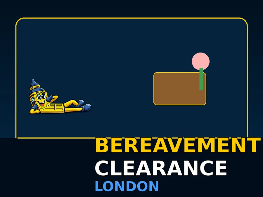 Care Ben helping with a respectful bereavement house clearance in London